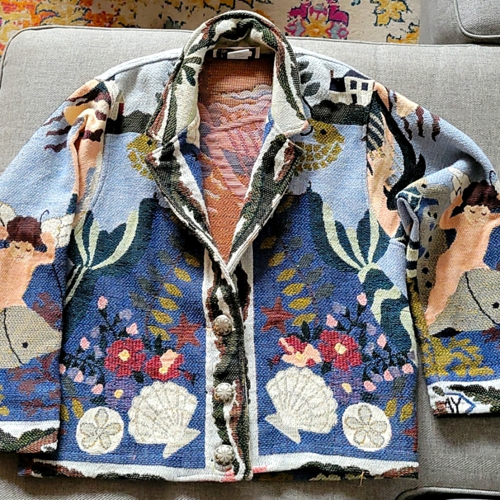 Claire Murray nautical jacket, one size.